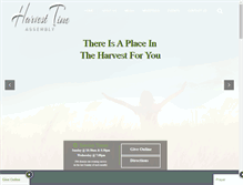Tablet Screenshot of harvesttimeag.com